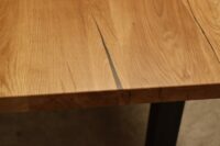 Tisch aus Eiche und Epoxy in 200x100cm