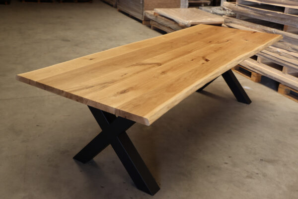 Tisch mit Baumkante Esstisch in 280x100cm
