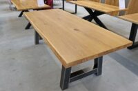 Tisch aus Eiche in 6cm Stärke 240x100cm