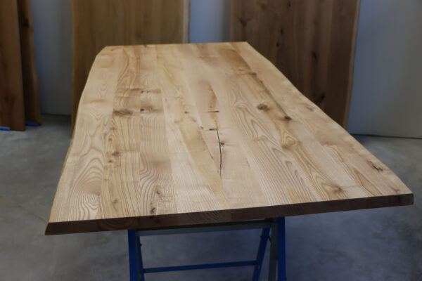 Tischplatte aus Esche Rustikal in 220x100cm
