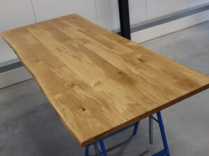 Tischplatte mit Baumkante aus Eiche 240x100cm